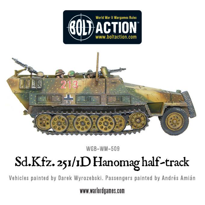 Sd.Kfz 251/1 ausf D halftrack plastic box set