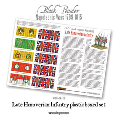 Napoleonic Hanoverian Line Infantry Regiment plastic boxed set