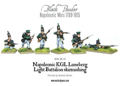 Napoleonic KGL Luneberg Light Battalion skirmishing