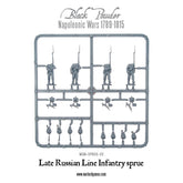 Late 1812 Russian Line Infantry Sprue