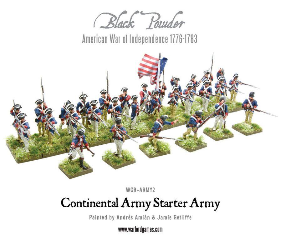 American War of Independence Continental Army starter set