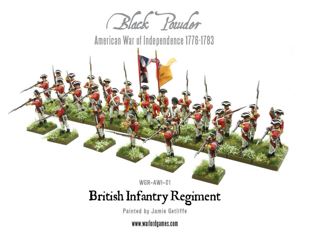 American War of Independence: British Infantry Regiment