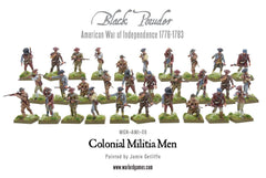 Colonial Militia Men (Plastic Box)