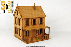 North American Plantation House with Porch