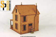 North American Plantation House with Porch