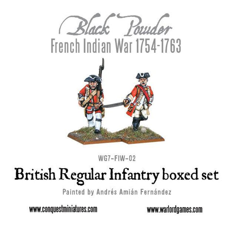 French Indian War 1754-1763: British Regular Infantry boxed set French Indian War 1754-1763: British Regular Infantry boxed set