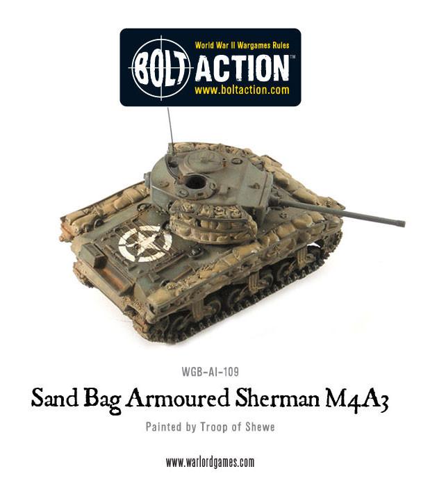 Sandbag Armoured Sherman M4A3