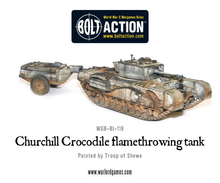 Churchill Crocodile Flamethrowing Tank