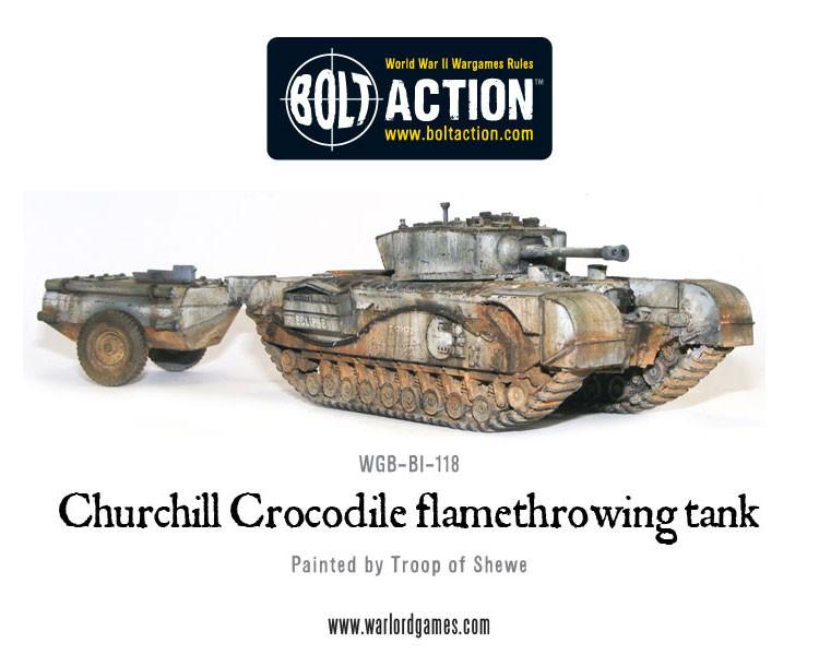 Churchill Crocodile Flamethrowing Tank