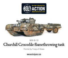 Churchill Crocodile Flamethrowing Tank