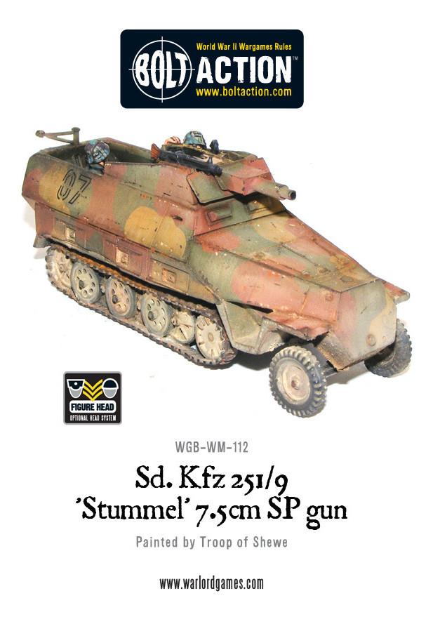 Sd.Kfz 251/9 'Stummel' 7.5cm SP gun