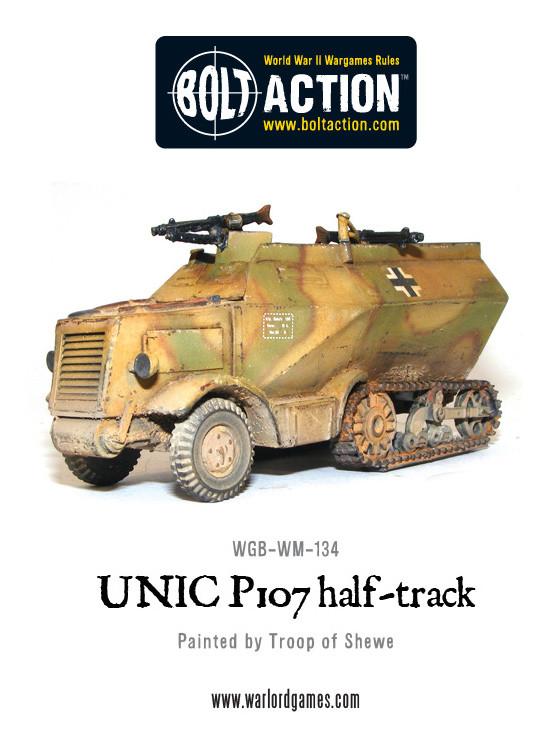German UNIC P107 Half-track