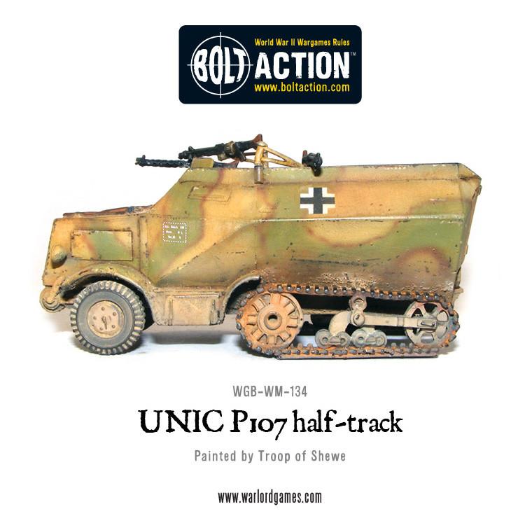 German UNIC P107 Half-track