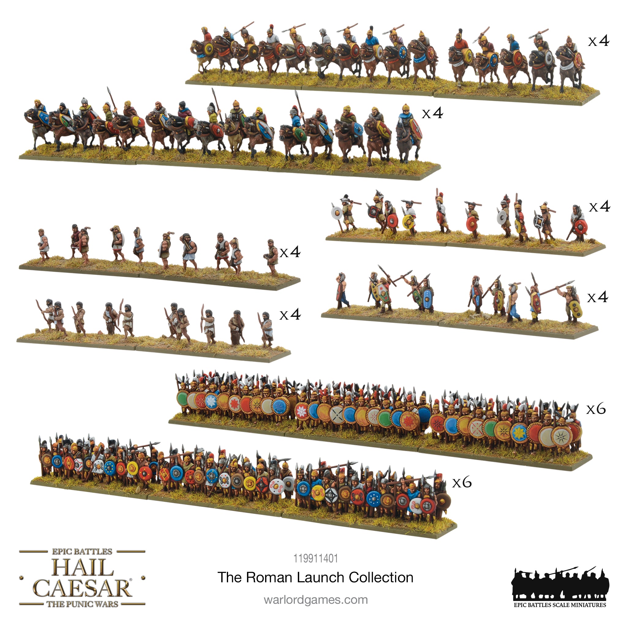 Hail Caesar Epic Battles – The Roman Launch Collection