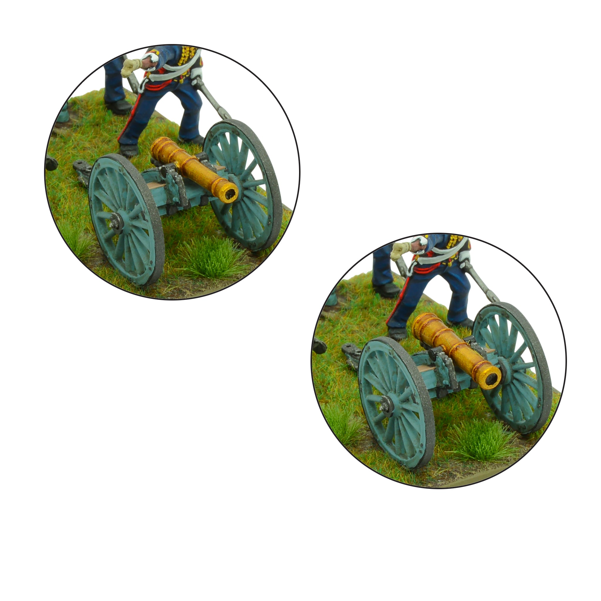 Crimean War Royal Horse Artillery 12pdr howitzer/6pdr cannon