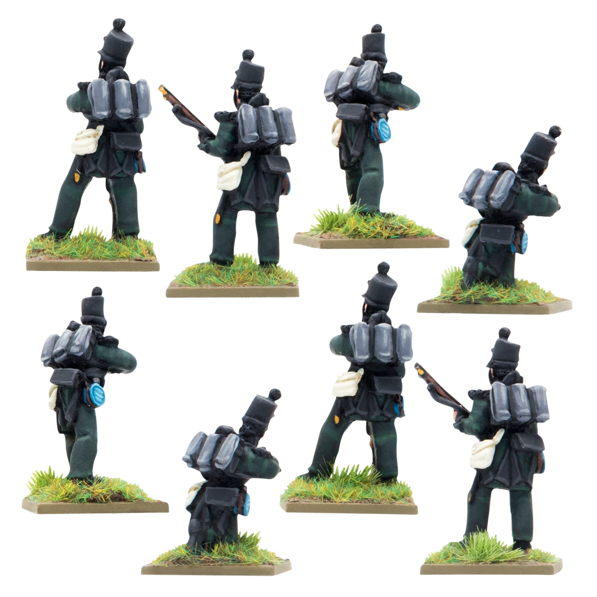 Crimean War British Rifle Brigade in shakos