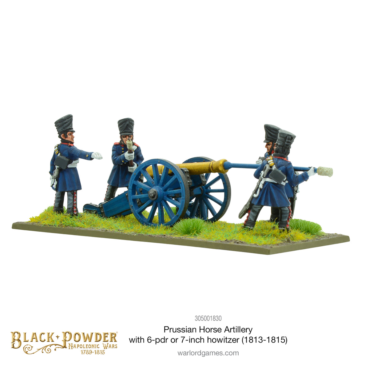 Napoleonic Prussian Horse Artillery with 6-pdr (1813-1815)