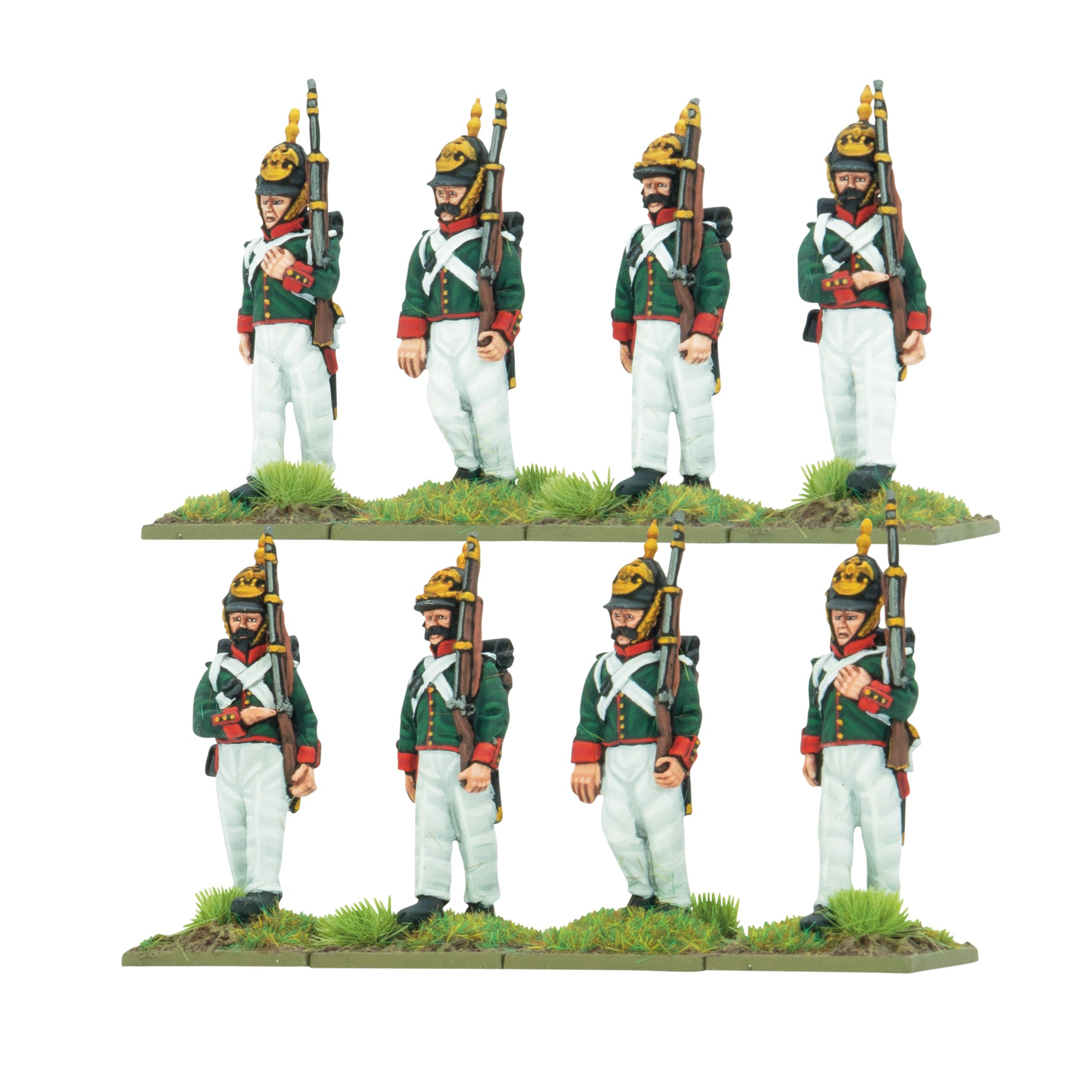 Crimean War Russian infantry in summer dress regiment