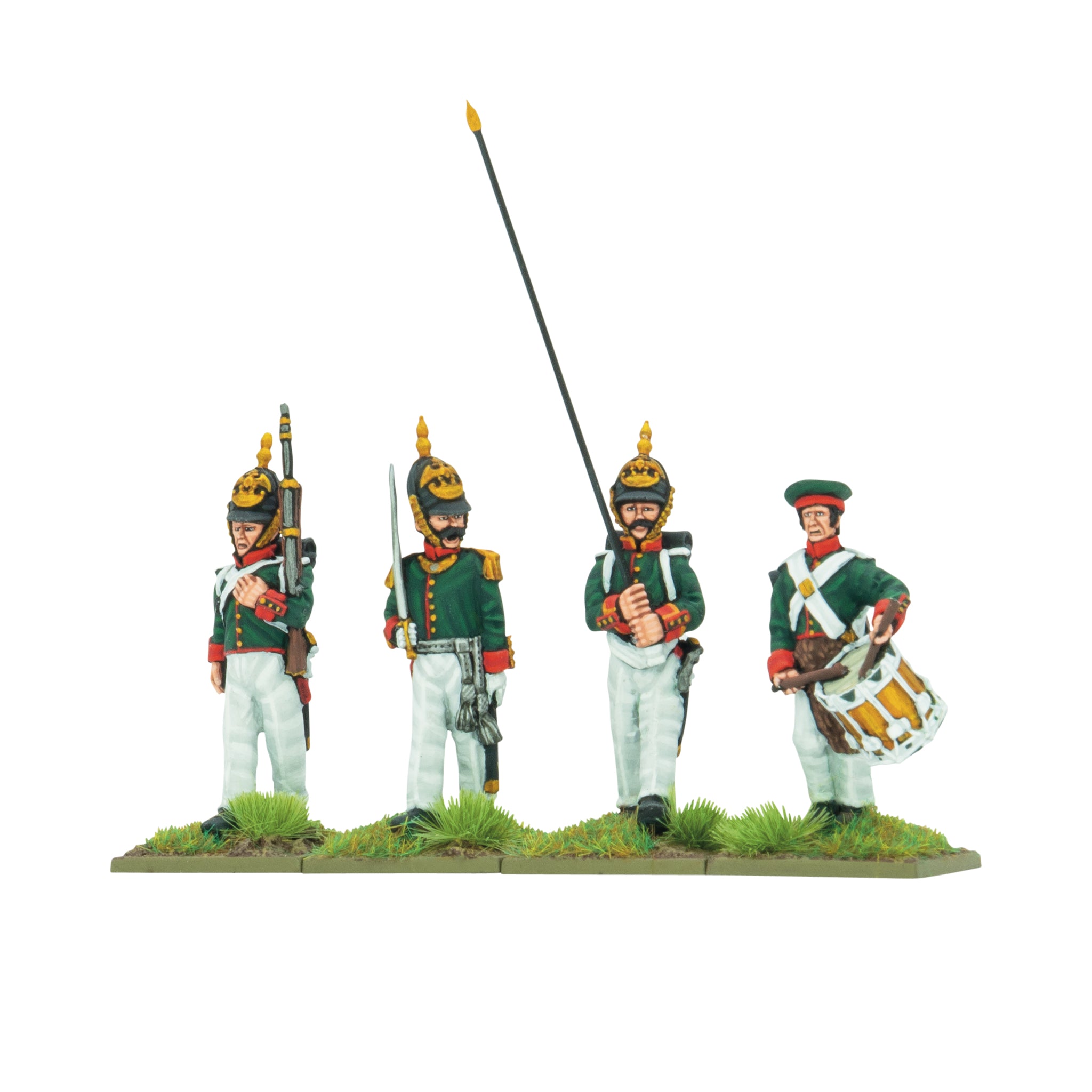 Crimean War Russian infantry in summer dress regiment