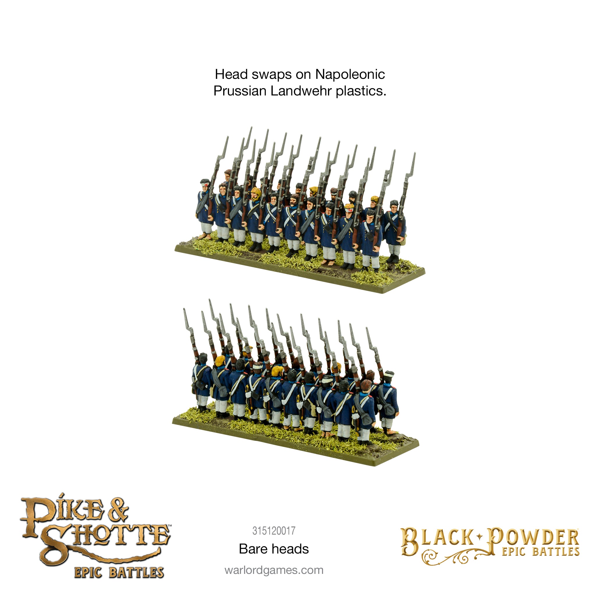 Black Powder Epic Battles - Bare Heads