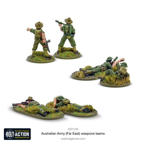 Australian Army (Far East) weapons teams