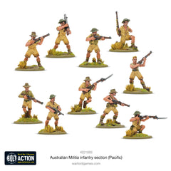 Australian militia infantry section (Pacific)