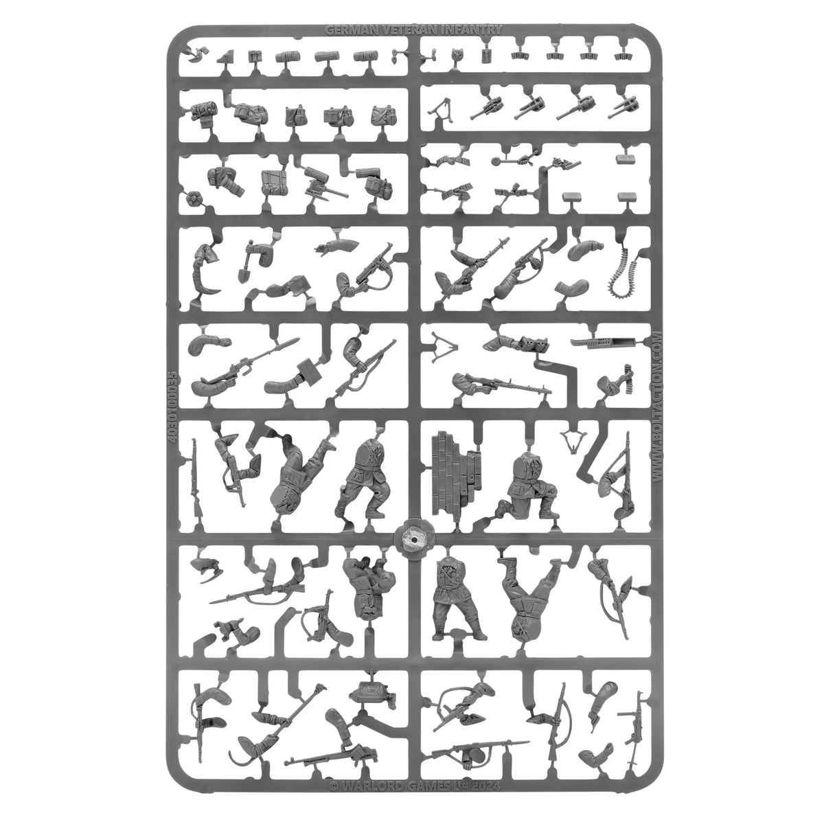 German Veteran Infantry Sprue