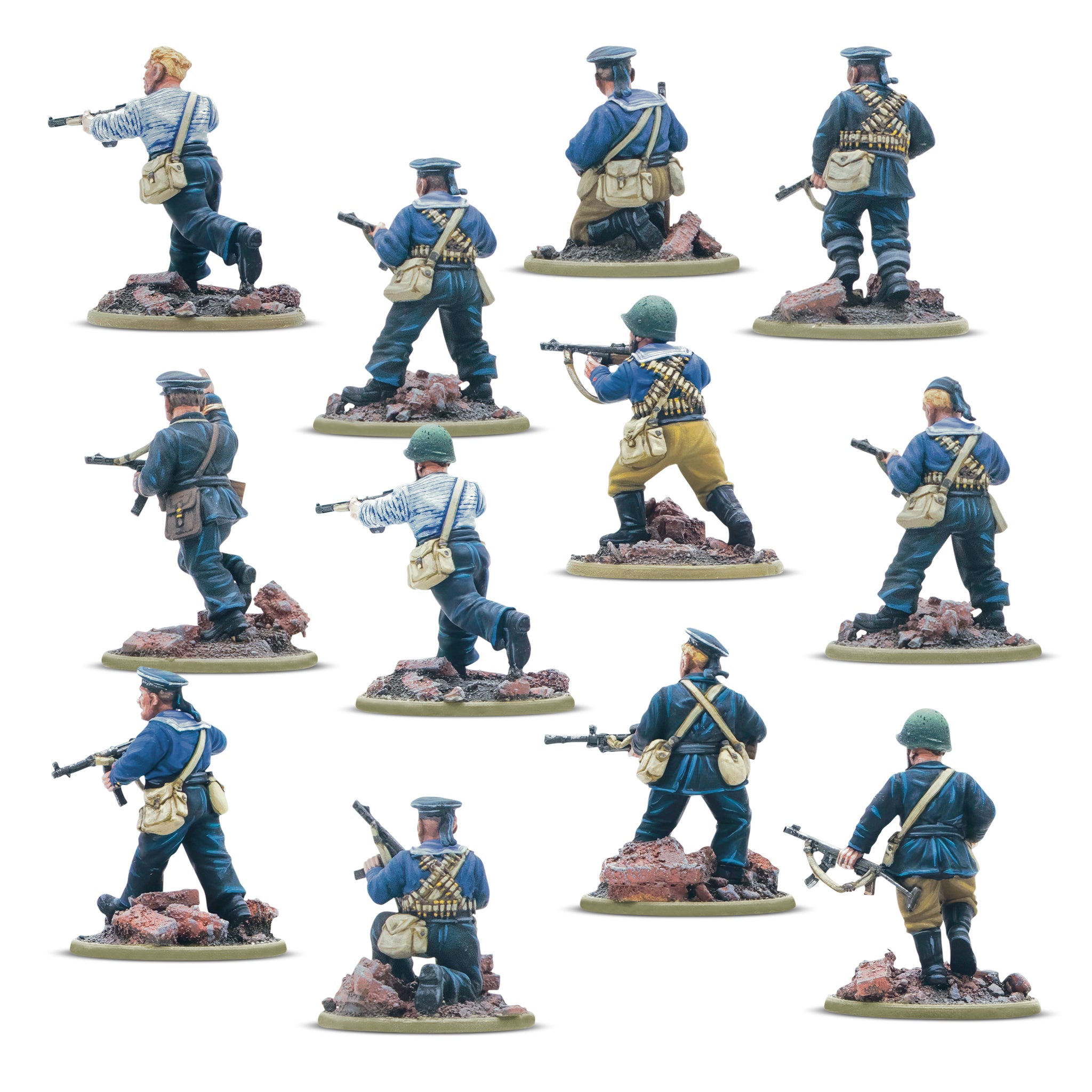 Soviet Naval Brigade veteran squad