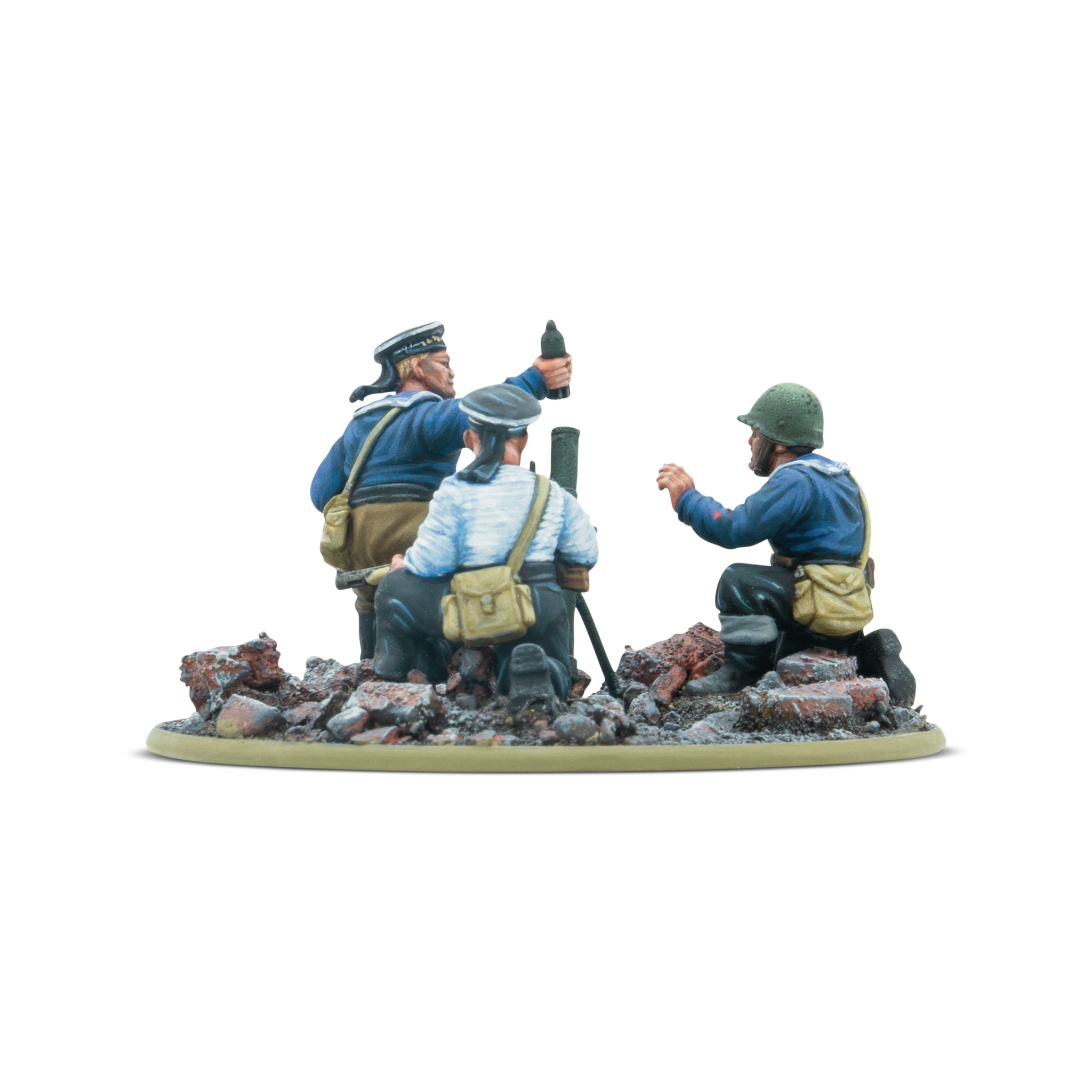 Soviet Naval Brigade Medium Mortar Team