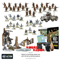 Bolt Action - Battle of the Bulge Starter Set with US Army (Winter) Platoon