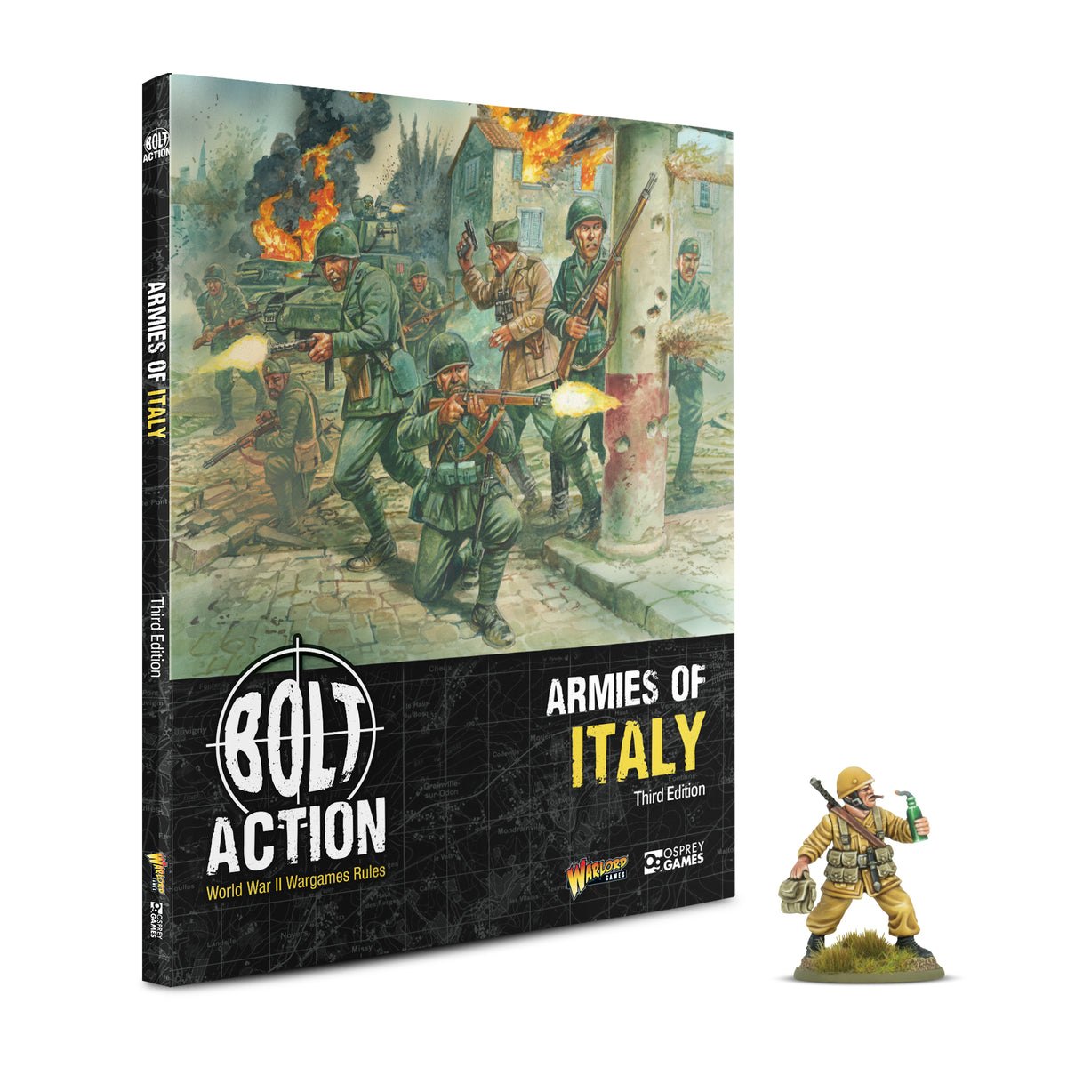 Armies of Italy with 'Desert Lightning' book miniature