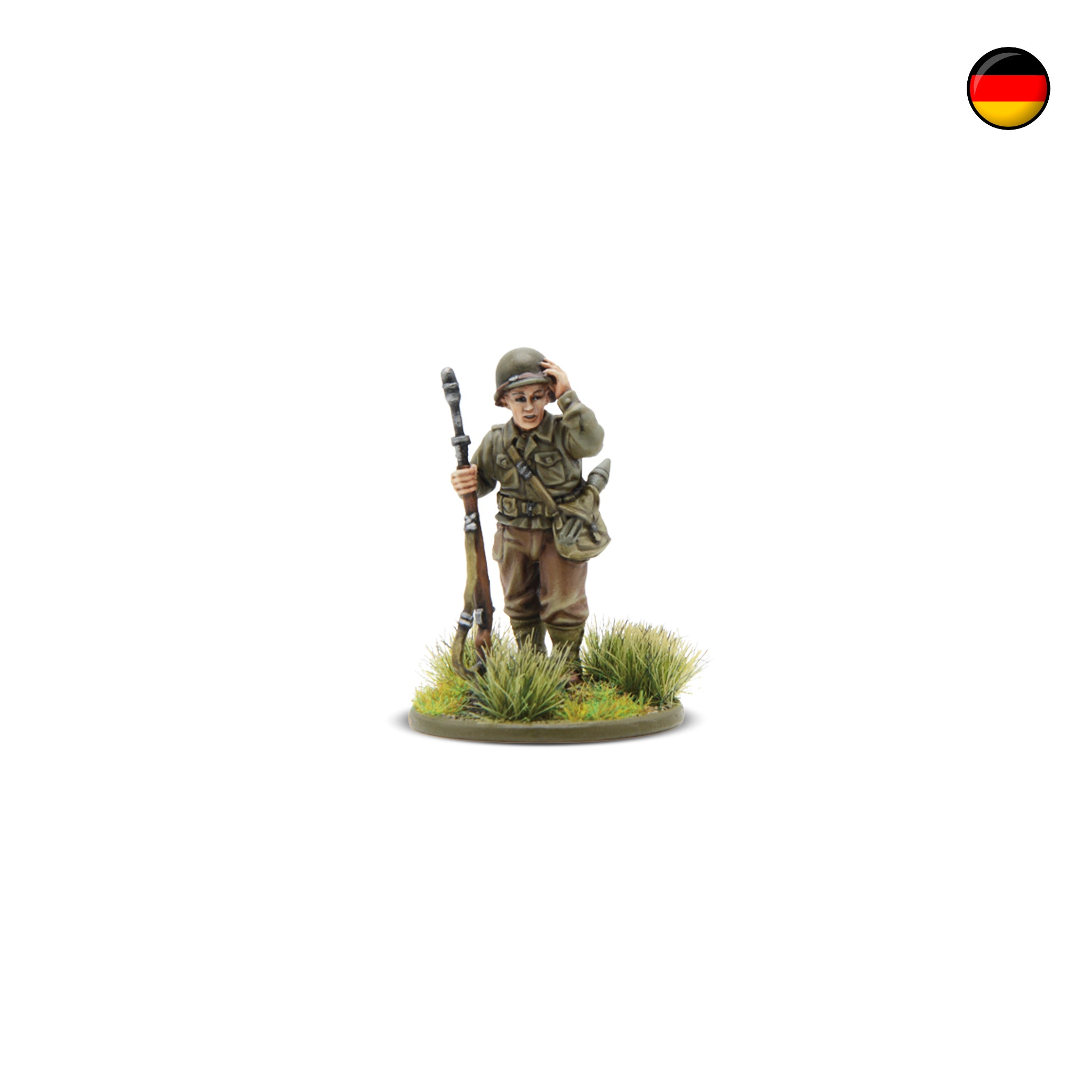 Bolt Action: Third Edition Rulebook (German) with Francis S. Currey special miniature