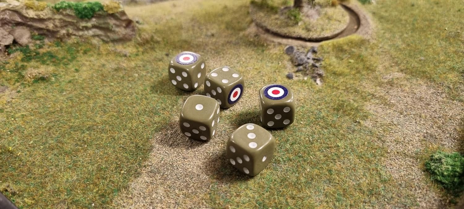 British Army D6 dice pack