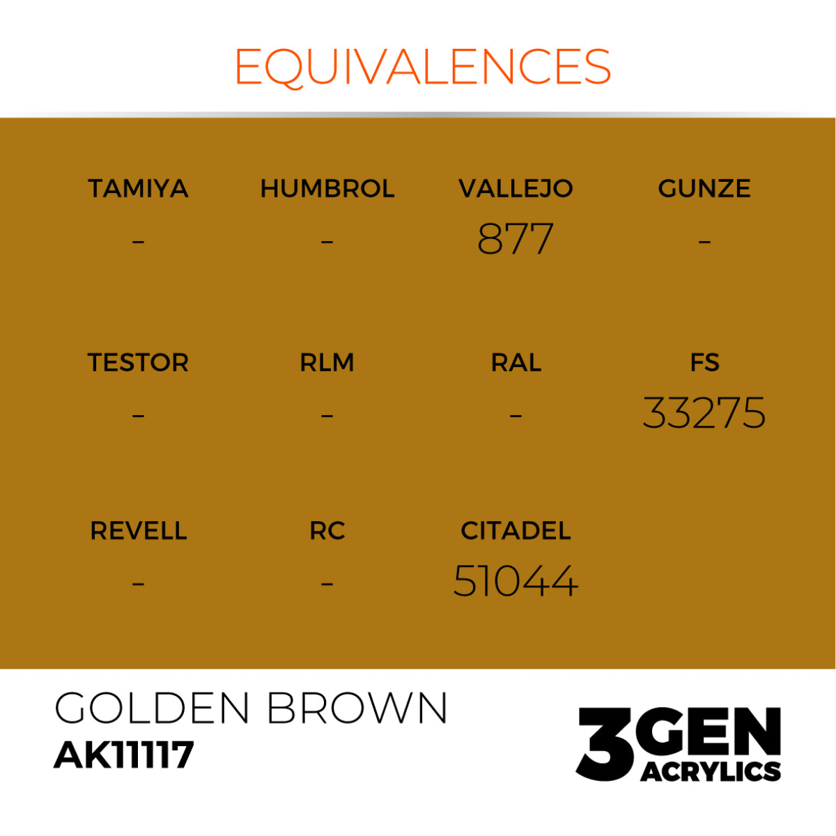 Golden Brown 17ml