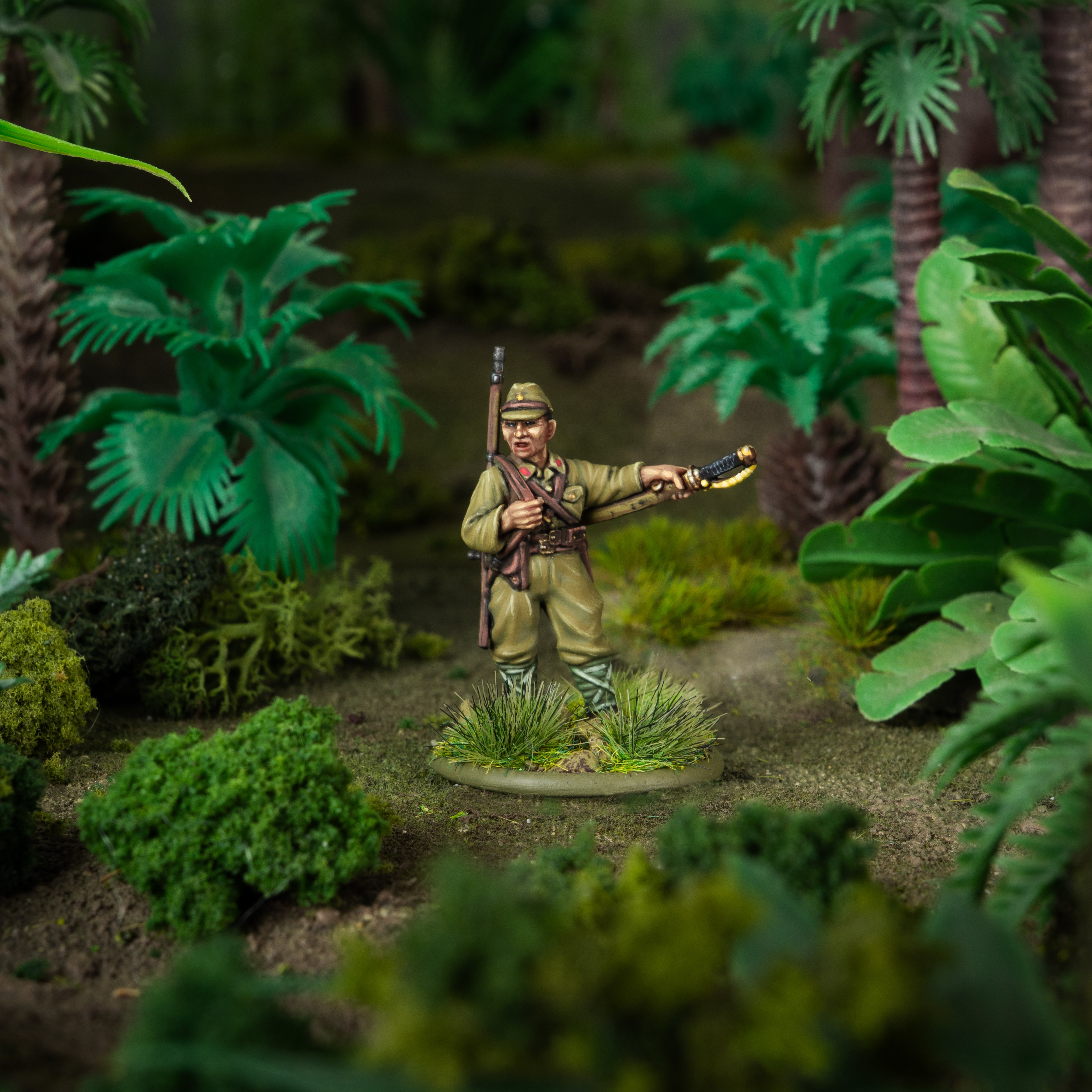 Armies of Imperial Japan with 'Into the Jungle' (Hiroo Onoda) book miniature