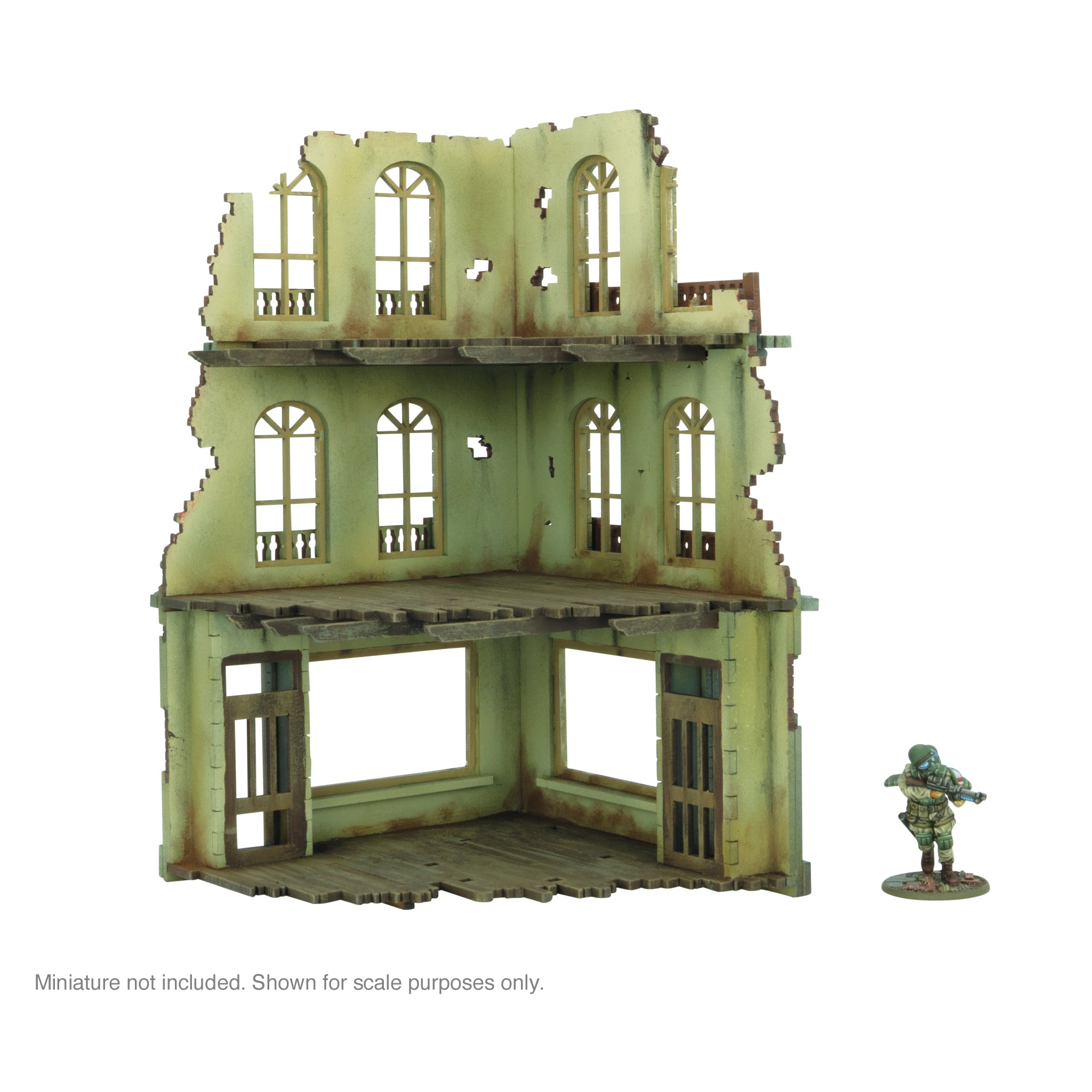 City in Ruins - 3 Storey Corner