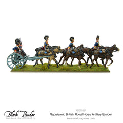 Napoleonic British Royal Horse Artillery limber