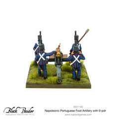 Napoleonic Portuguese Foot Artillery with 9-pdr