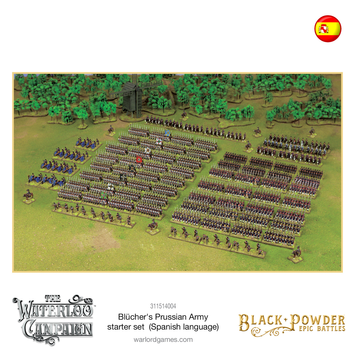 Black Powder Epic Battles Waterloo - Blücher's Prussian Army Starter Set (Spanish language)
