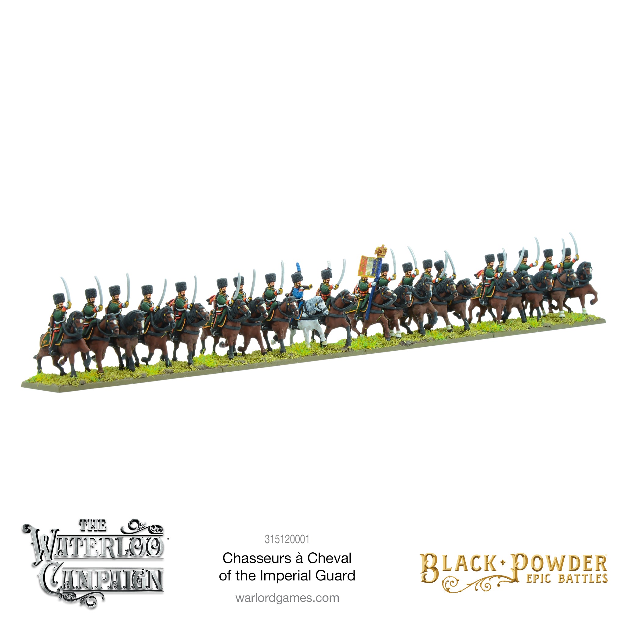 Black Powder Epic Battles: Waterloo - French Chasseurs à Cheval of the Imperial Guard