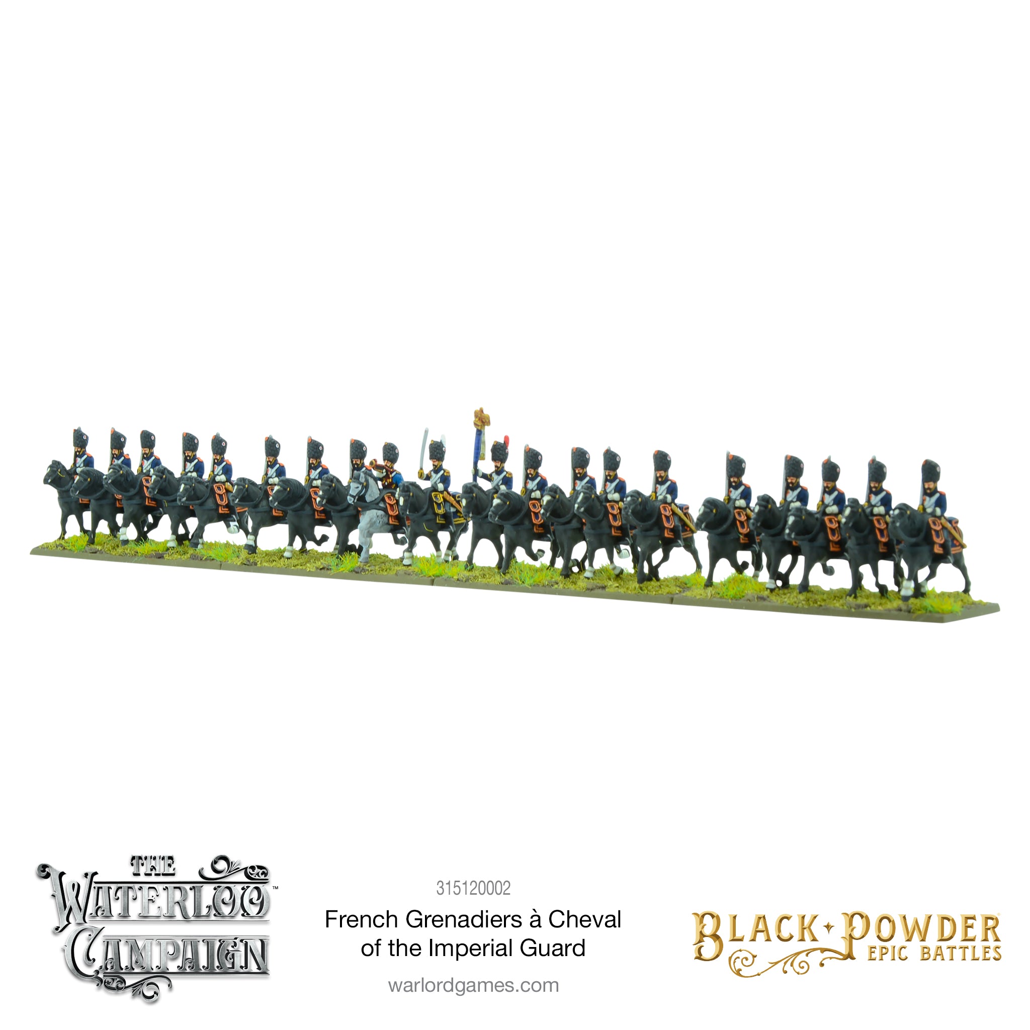 Black Powder Epic Battles: Waterloo - French Grenadiers à cheval of the Imperial Guard