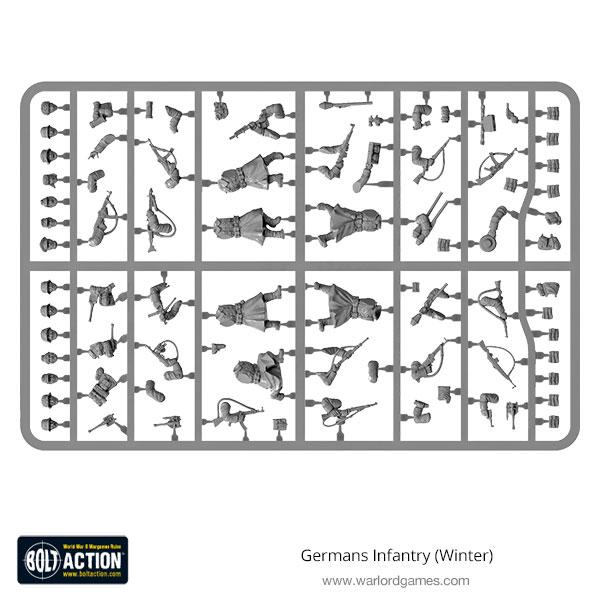 Germans Infantry (Winter) Plastic Frame