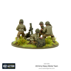US Army heavy mortar team