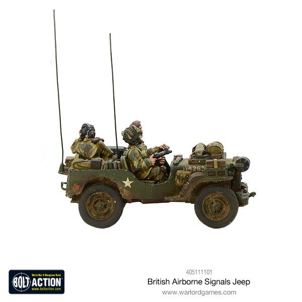 British Airborne Signals Jeep