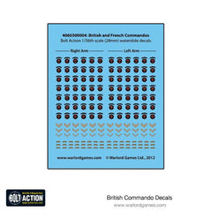 British Commando Decals