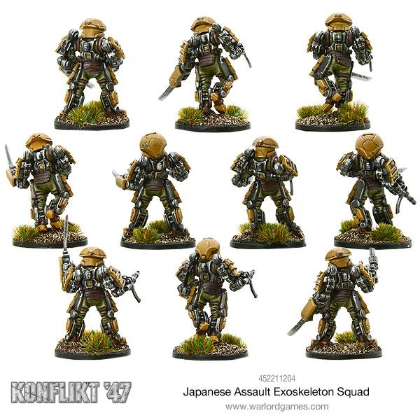 Japanese Assault Exo skeleton squad