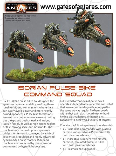 Isorian Pulse Bike Command Squad