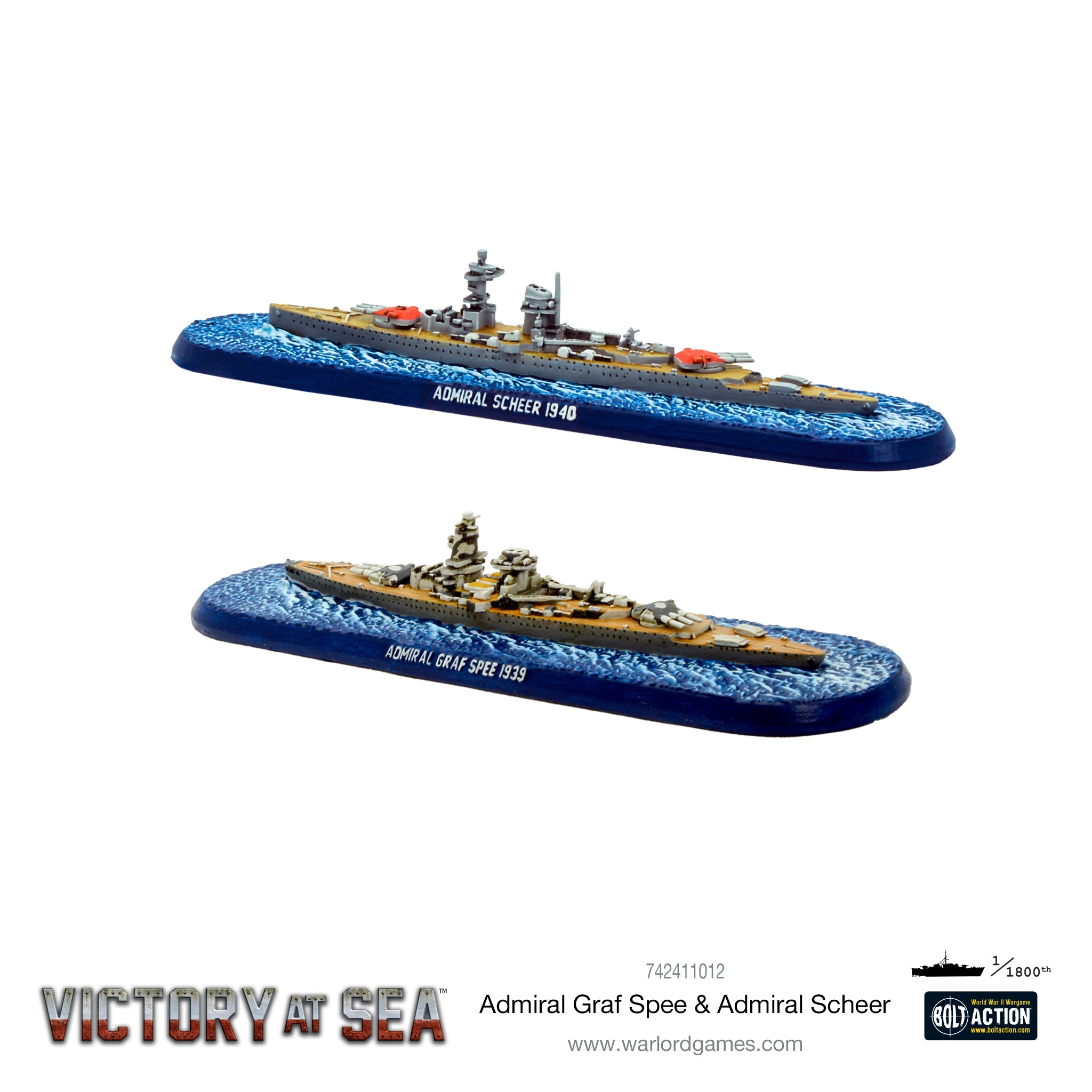 Victory at Sea: Cruisers - Admiral Graf Spee & Admiral Scheer