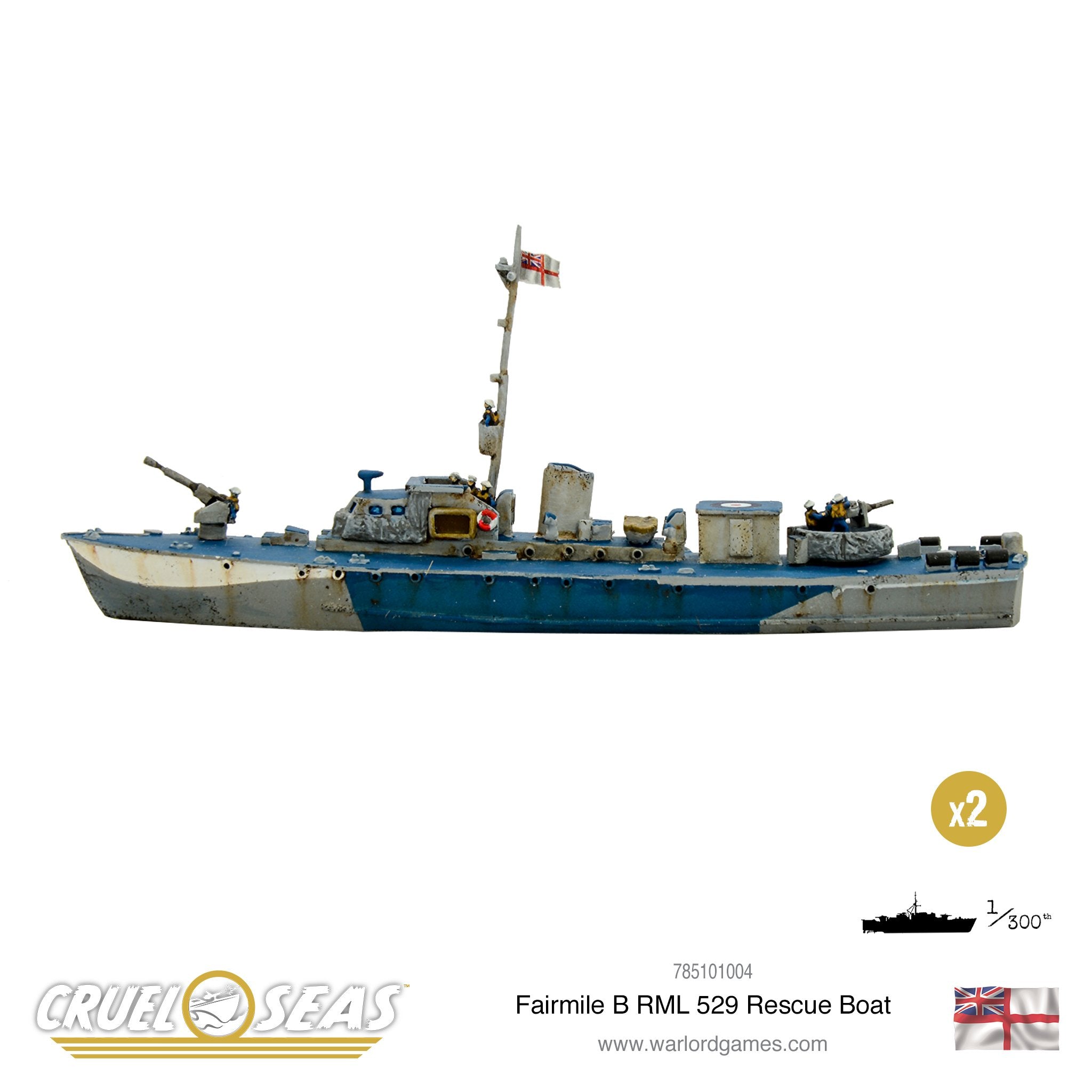 Cruel Seas: Fairmile B RML 529 Rescue Boat