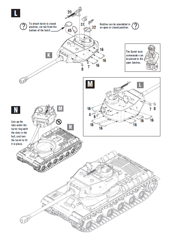 Plastic IS-2 Heavy Tank